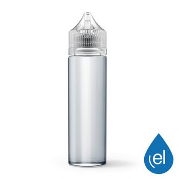 60ml Stubby Bottle Clear Bottle Clear Cap