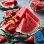 Strawberry and watermelon