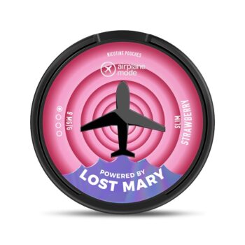 Airplane Mode (Powered By Lost Mary) Nicotine Pouch - Strawberry